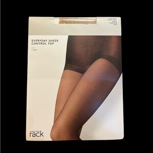 Beige Sand Everyday Sheer Control Top Tights